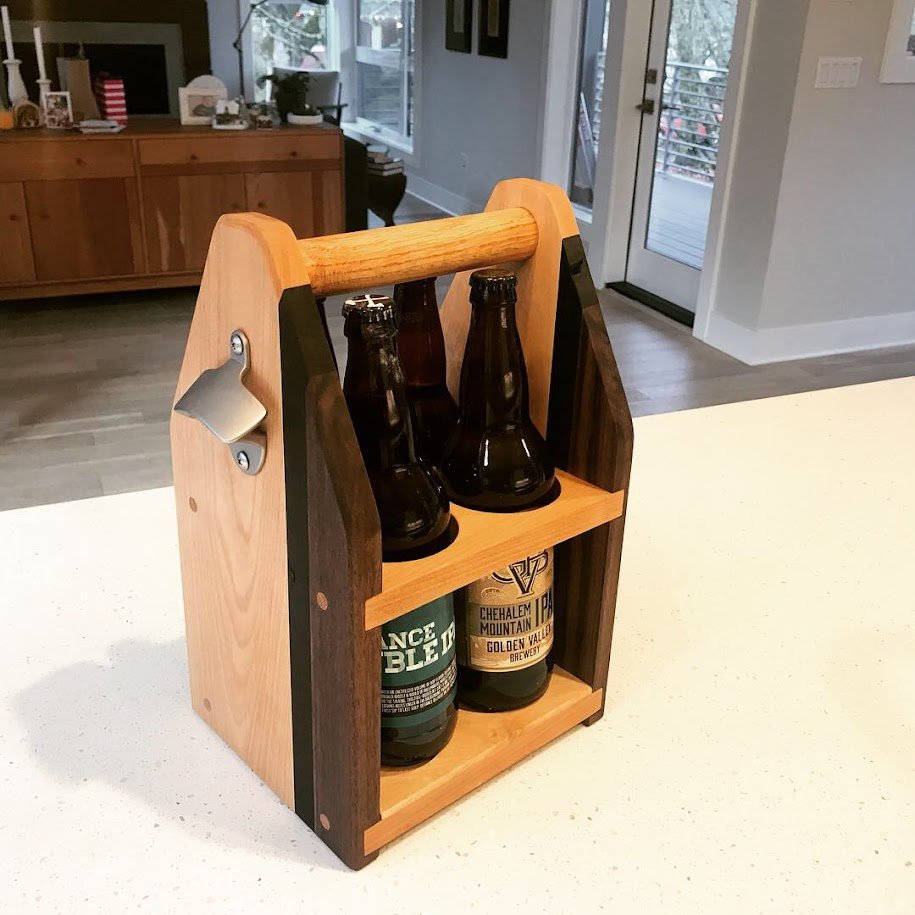 Beer caddy.