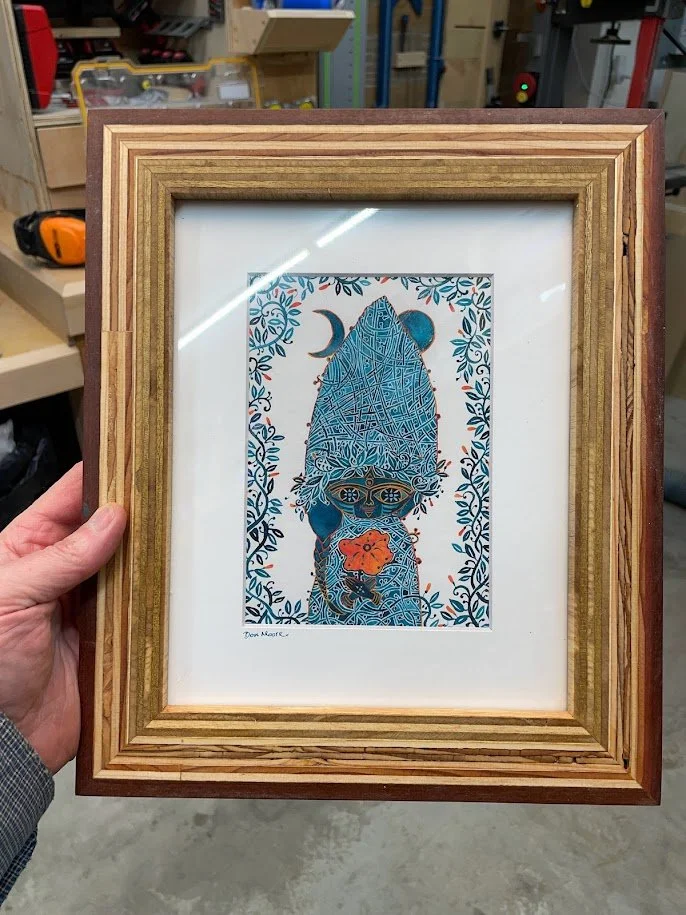 Custom picture frame.