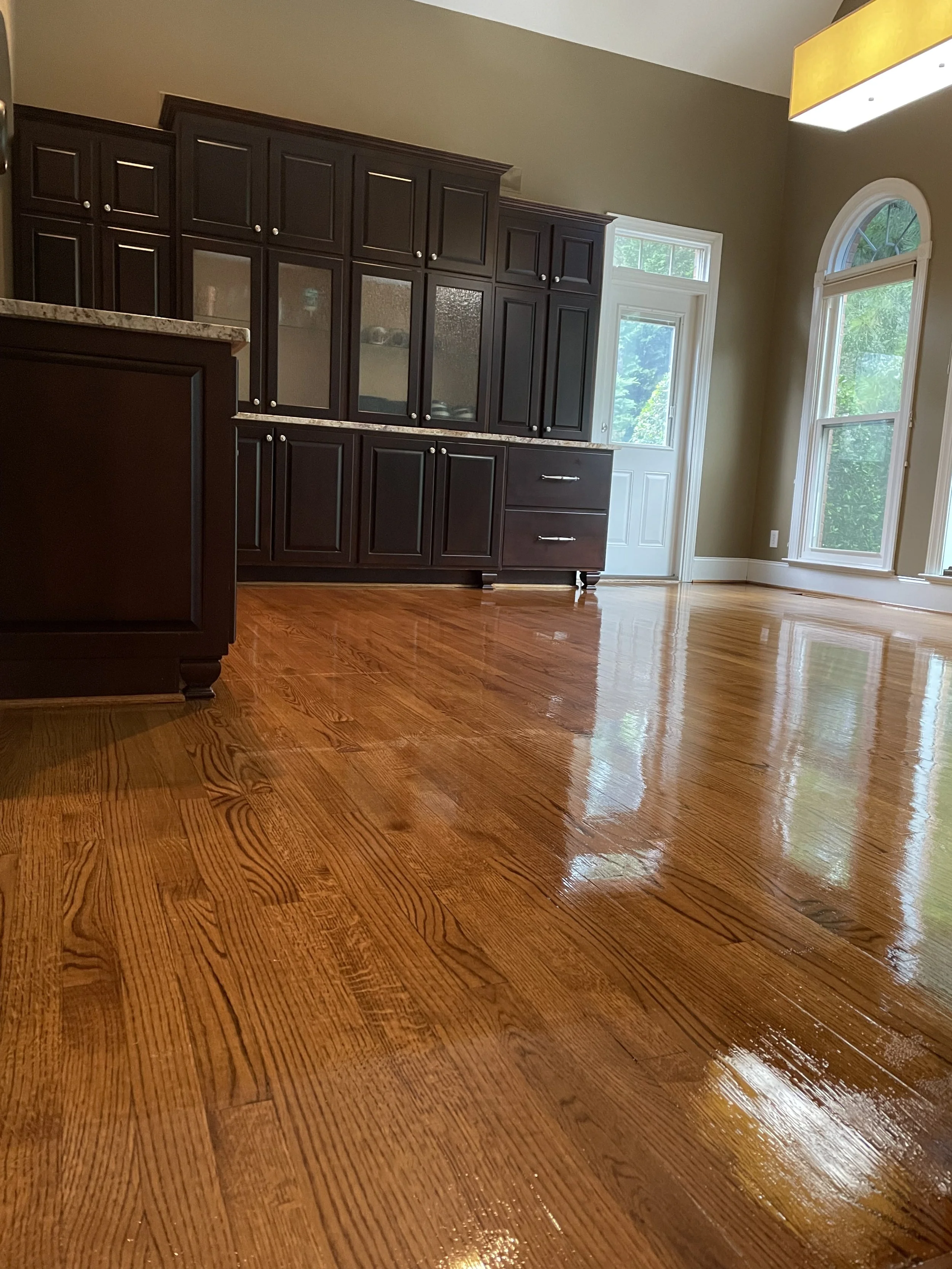 floor polishing services after photo