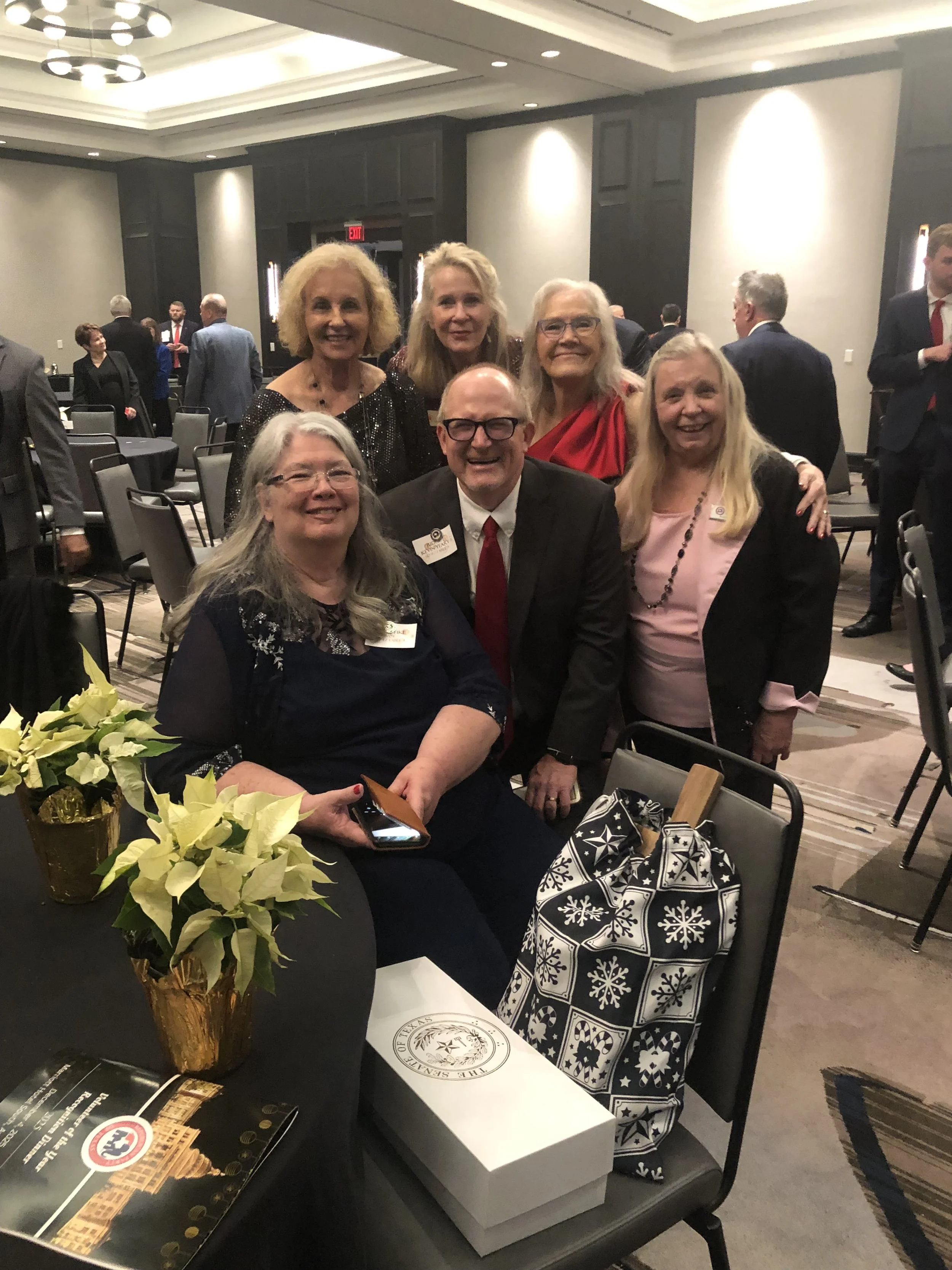 Secretary DJ Fike, Judge Kevin Yeary, Party Volunteer  Neda Henery, RNC Committeewoman Debbie Georgatos, Precinct  109 Chair Karen Zeller, County Chair Gwen Withrow