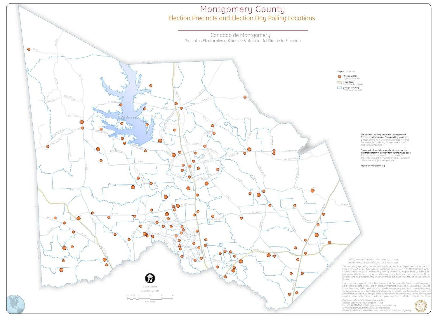 2026 Election Precincts & Polling Locations map