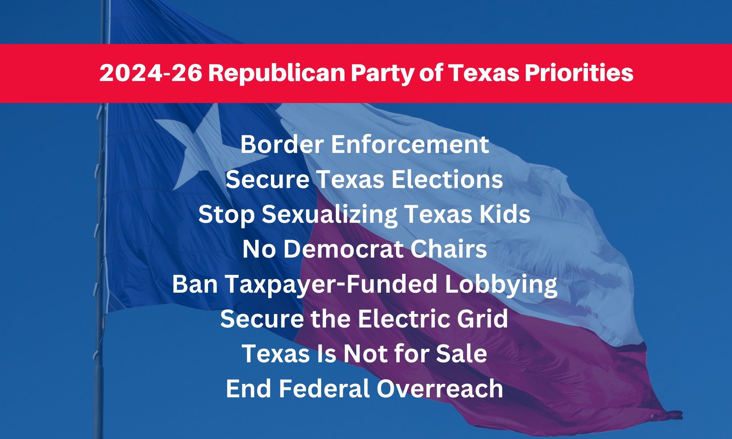2024-26 Republican Party of Texas Priorities