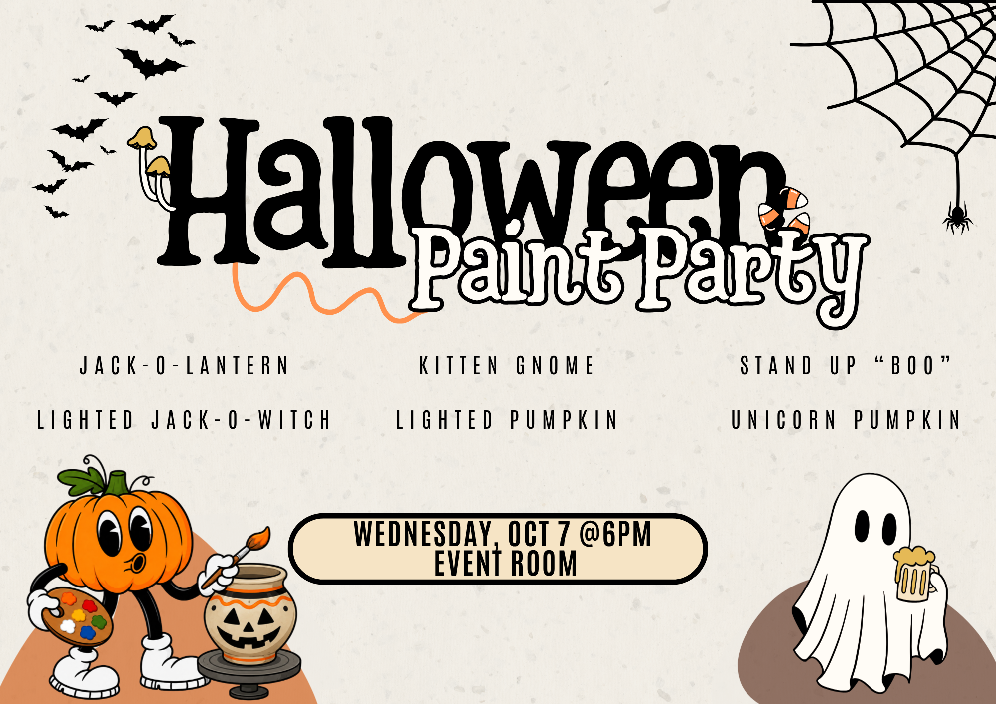 Halloween Ceramic Painting