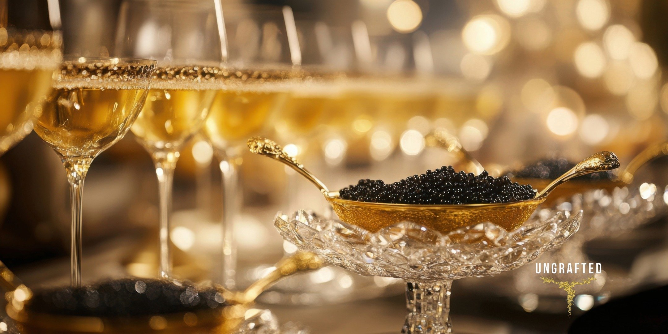 Ungrafted Christmas Eve Champagne and Caviar Fête