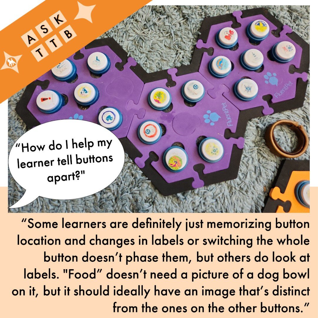 Getting buttons confused is a really common early problem! 🥴🌈

Today's Ask TTB answers a couple different questions about this issue.

Follow us for regular button teaching tips and to hear about our latest content, and visit our blog www.talkingta