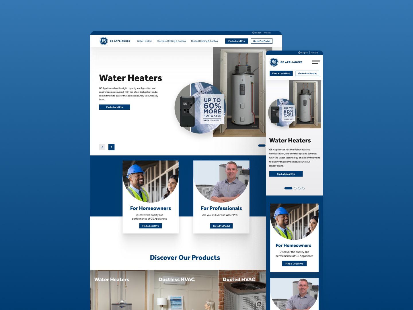 GE Air & Water Product Site
