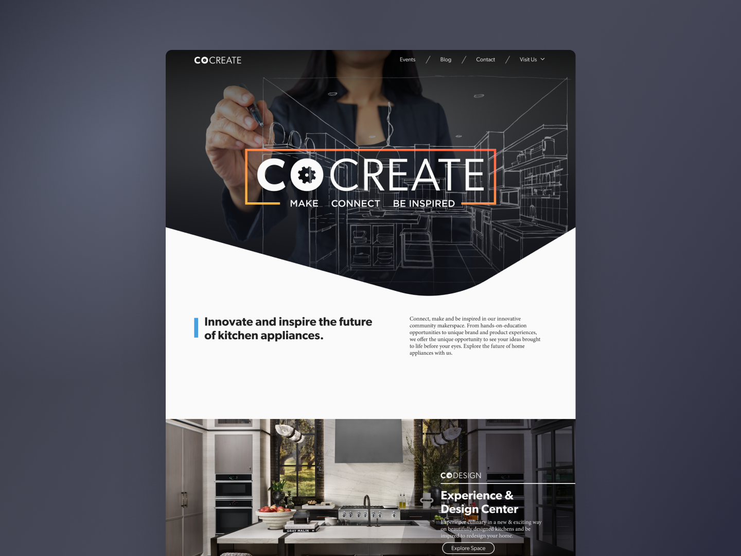 GE CoCreate Web Design