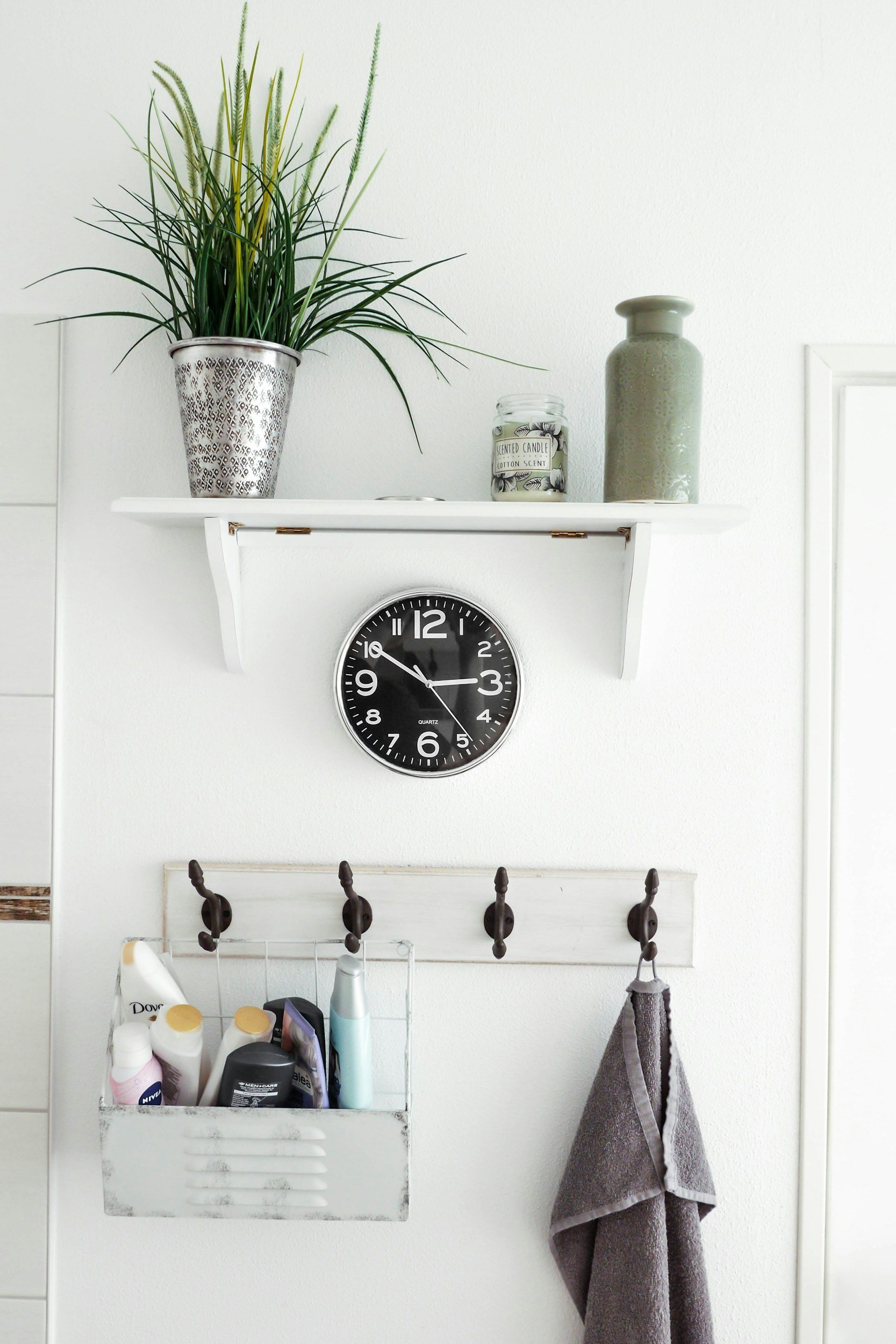 Storage Solution hooks and shelf