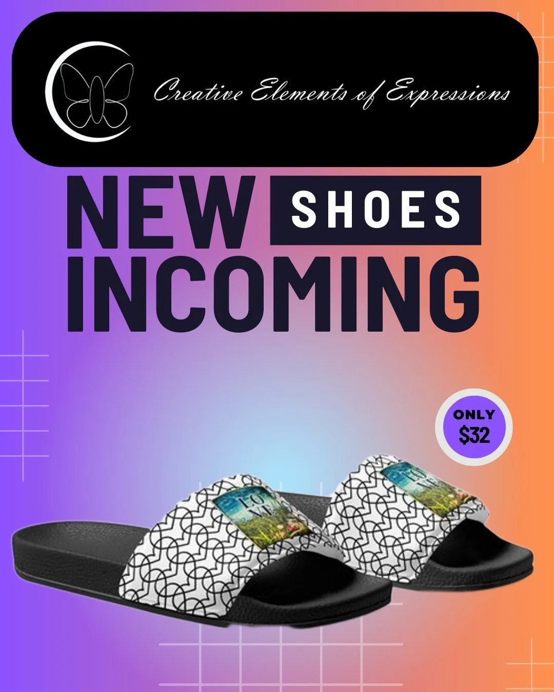 Slide into Style with Our LOVE Collection!

Looking for the perfect blend of comfort and creativity? Our new Slides from the LOVE Collection are here to add a splash of art to your every step! Whether you're lounging at home or heading out for casual