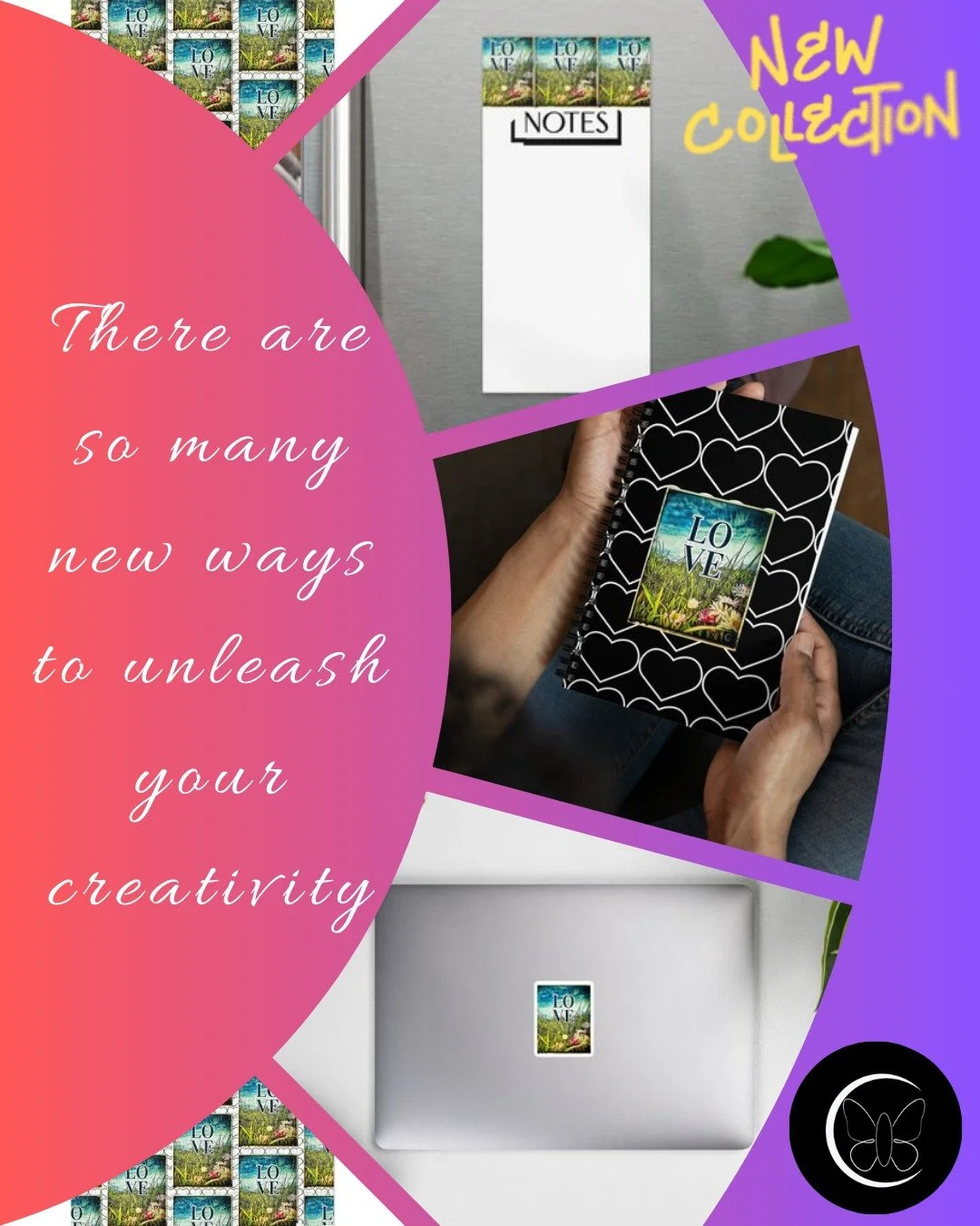 At Creative Elements of Expressions, we&rsquo;re bringing you so many new ways to unleash your creativity with our brand-new LOVE Collection! 💕

From beautifully designed notebooks and notepads for your ideas, to fun stickers that add personality to