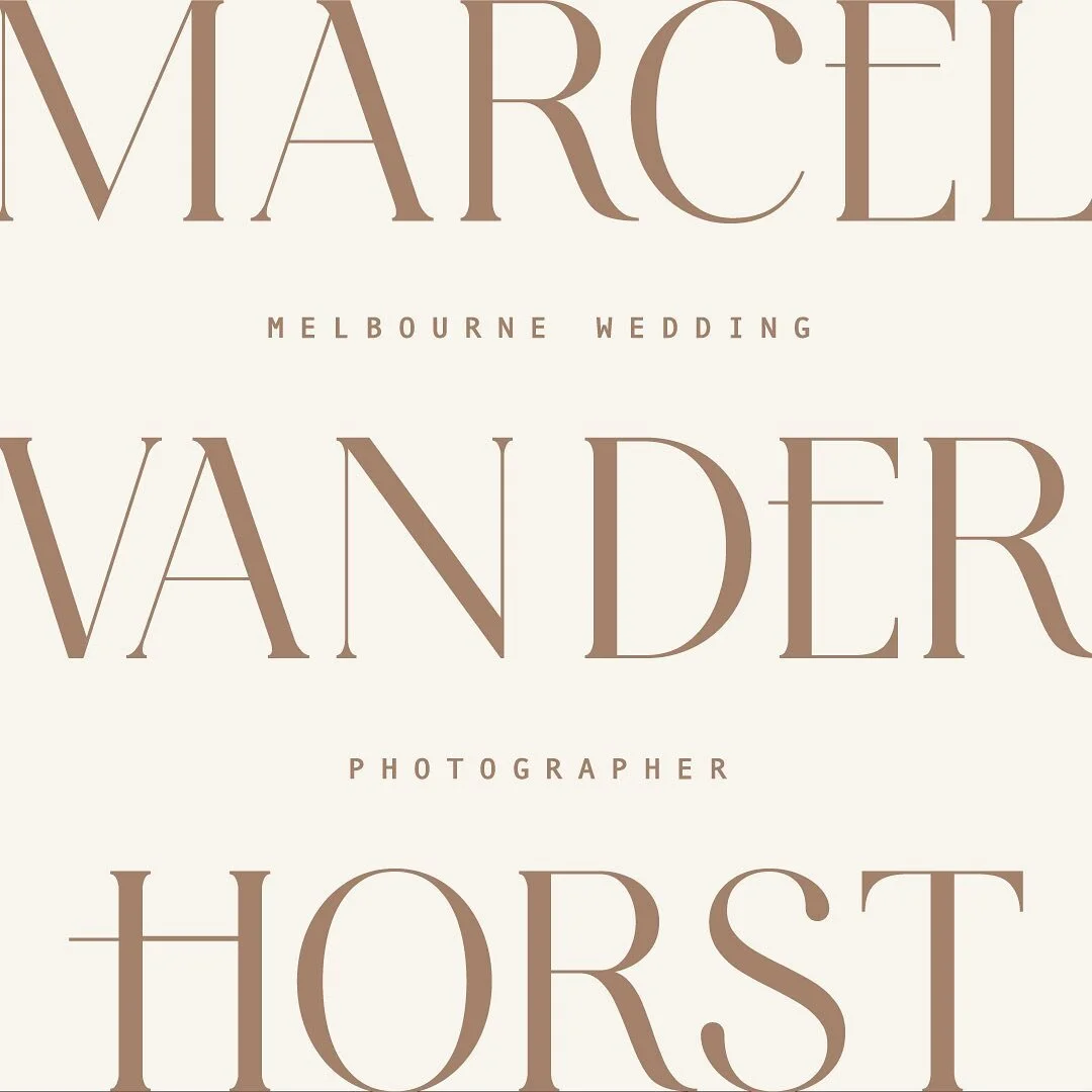 Little Brand refresh for @marcelthephotographer 

Marcel wanted a classic yet fresh look for his wedding and commercial photography business. 
I customised the elegant serif typeface for his logo and designed a set of secondary marks for those unexpe