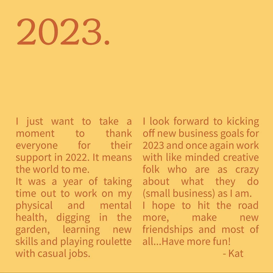 From my little corner of the world. 
Thank you! 
2023, let&rsquo;s go! 

#branddesigner #logodesigner #branding #newyear #thankyou #melbourne #bermagui #farsouthcoastnsw #lovemyclients