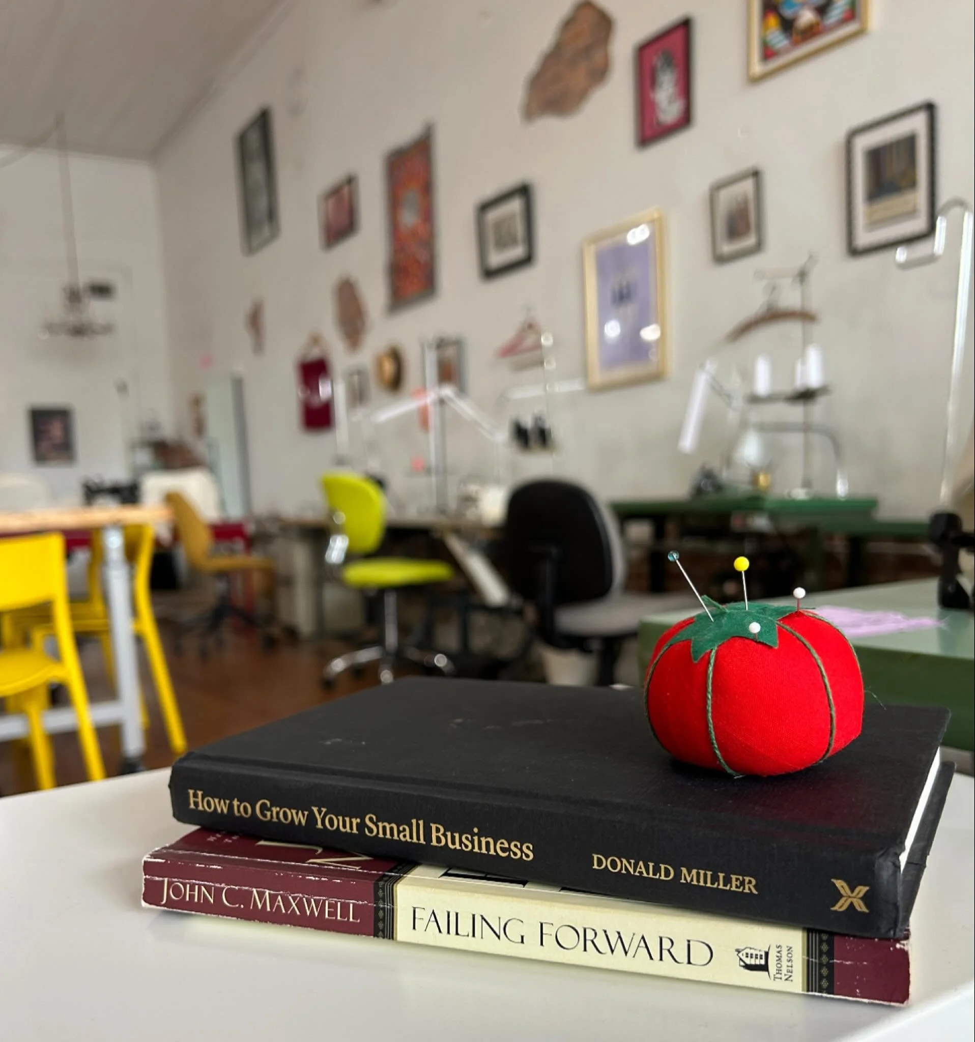As a business owner, it&rsquo;s important for me to not only build the brand but also the build up the team that help make it happen. We&rsquo;re currently reading Failing Forward and How to Grow Your Small Business and having weekly meetings to disc