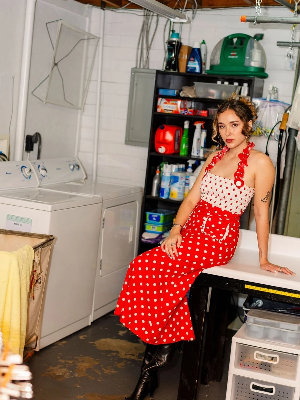 Happy 1 year to our Costumer, Nina! 🎂

A year ago she had her first day as our Costume Apprentice. We laid out a one year program originally, but Nina exceeded our expectations by summer time. By fall she became our funky lil Costumer. 

She&rsquo;s