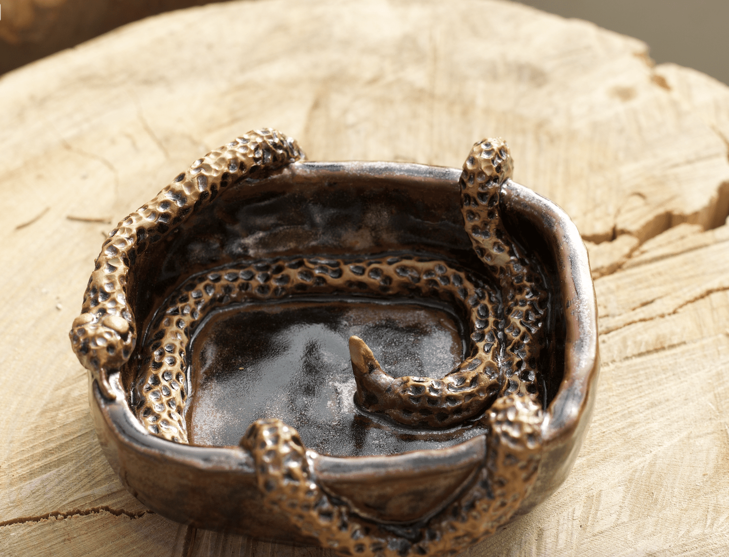snake ashtray — eiley
