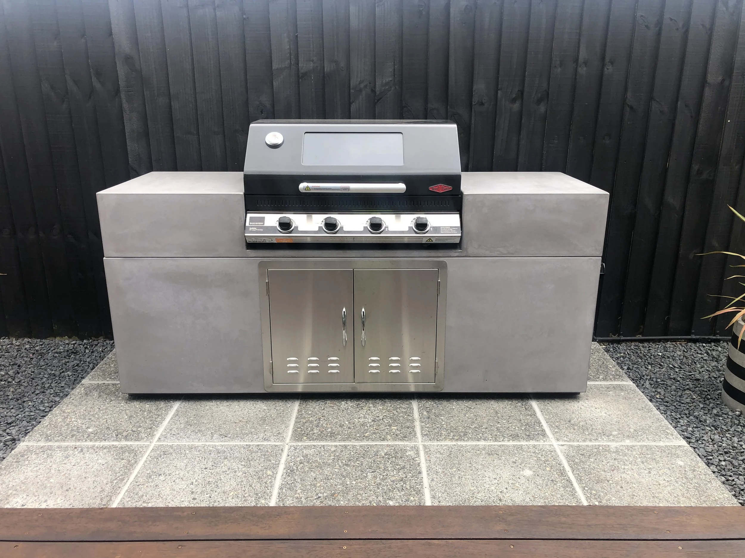 Insitu GRC Concrete 2m BBQ Unit Urban Grey 1.JPG