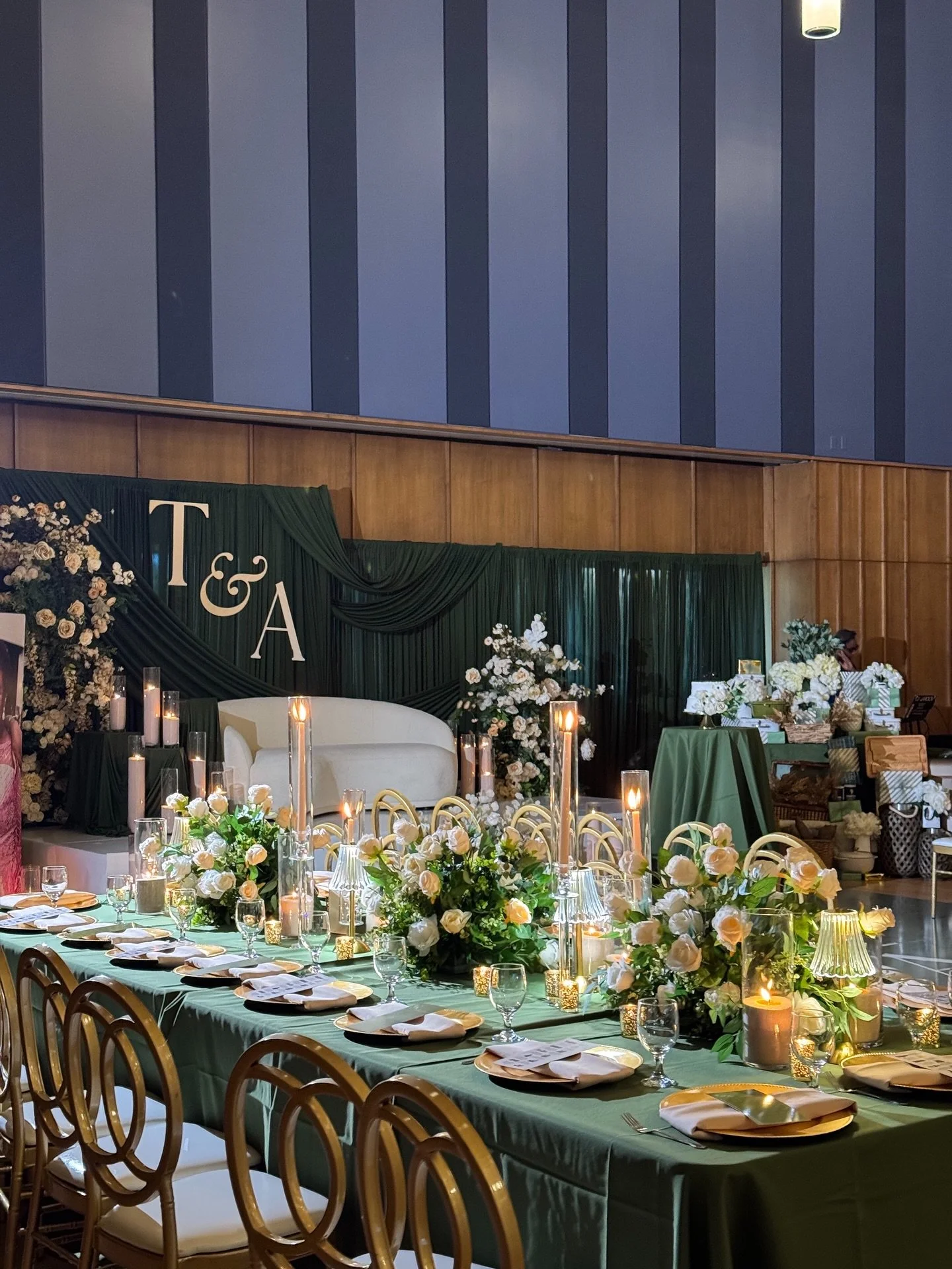 Every detail, intentional.
From the soft neutral florals to the custom candlelight and luxury draping, this traditional wedding design was nothing short of magical. ✨

We loved transforming this space into a warm, romantic, and elevated experience th