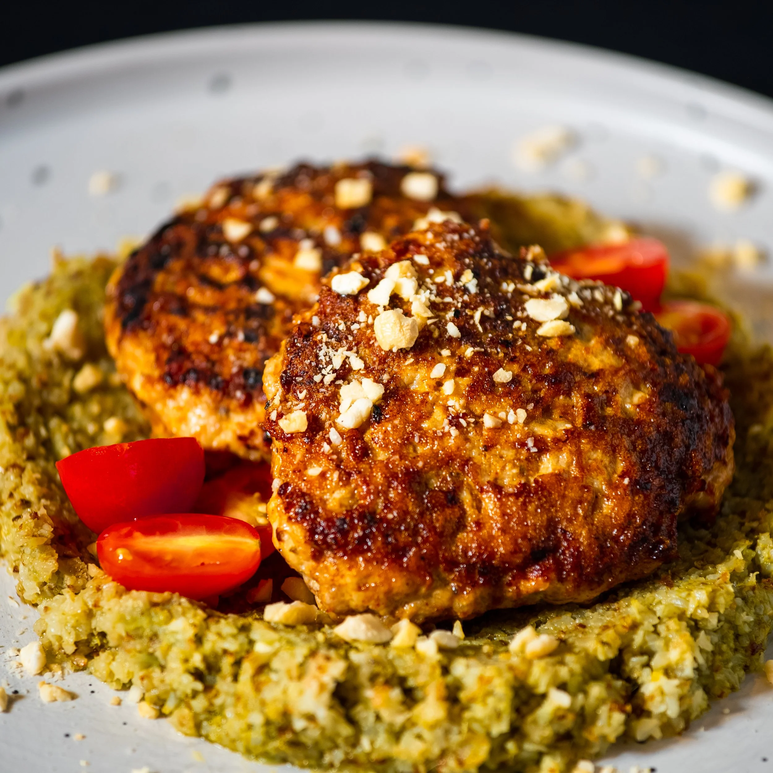 Chicken Kale Sausage Patties (GF, DF, Keto)