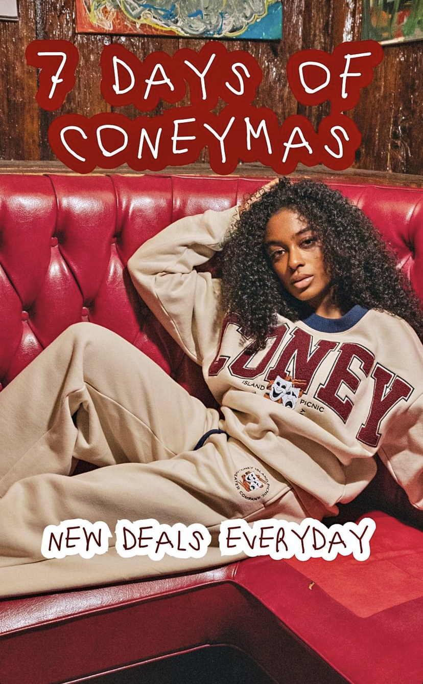 Amanda Whyte modelling for Coney Island Picnic's Fall/Winter line.