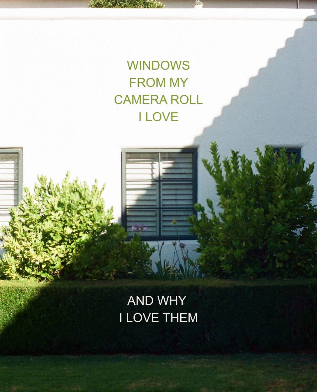 It is no secret that I love to paint windows. 

Here are some of my favorite reference photos I have taken of windows while traveling and why I love them. Some of them are inspiring my upcoming collection with @liza.pruitt 
.
.
#sandiegowomenartists 
