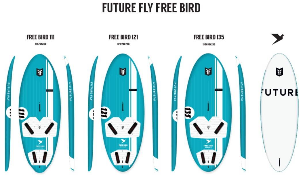 Free Bird Freeride Boards Future Fly NZ Windsurf & Foil Boards