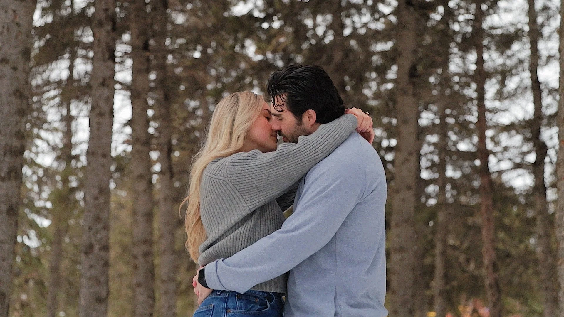 Winter engagement session saskatoon