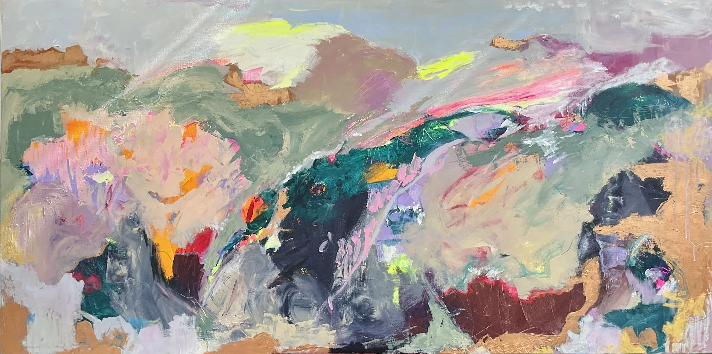 Paradise View - 200x100cm - Acrylic on Canvas