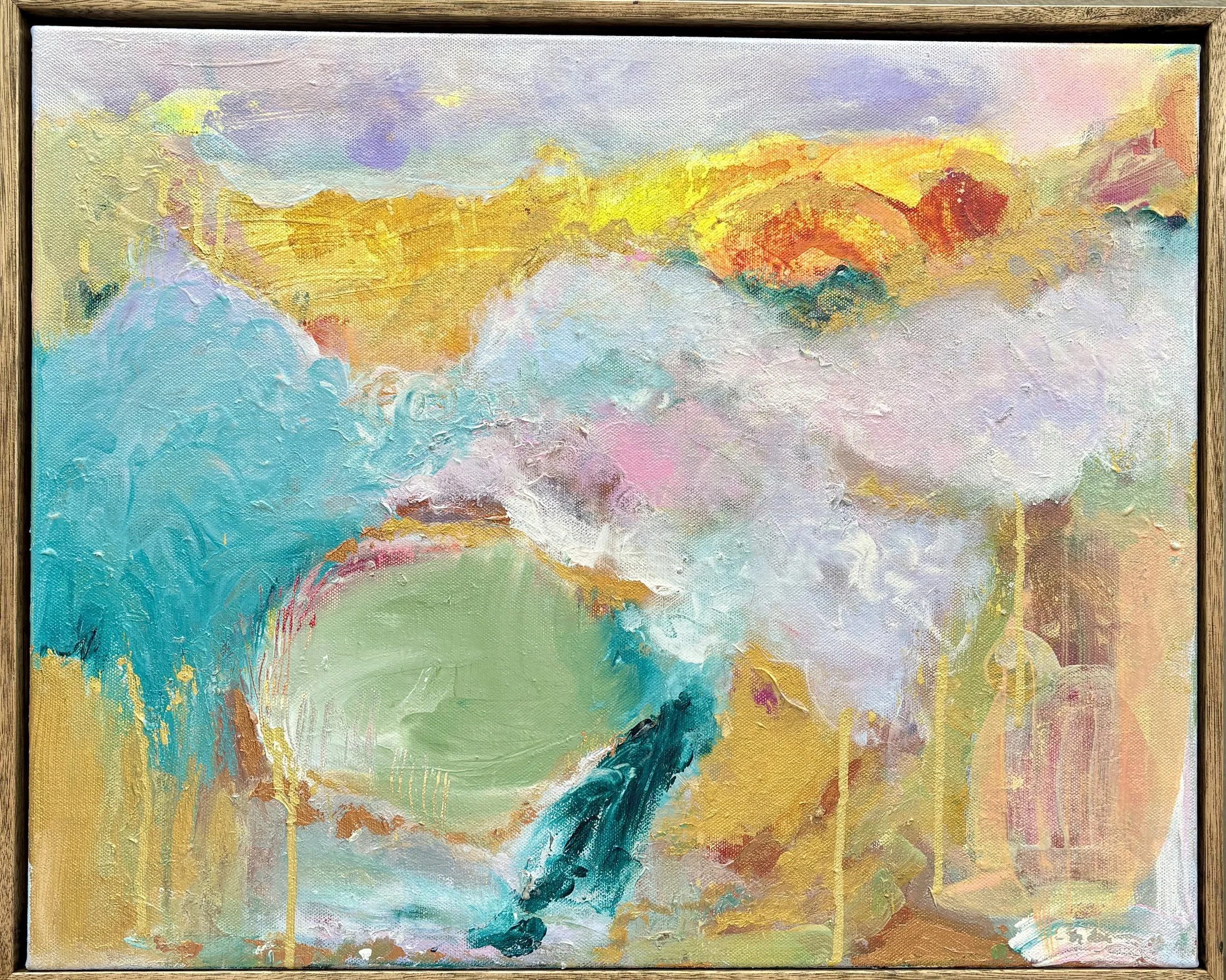 Land and Seas - 53 x 43cm - Acrylic on Canvas