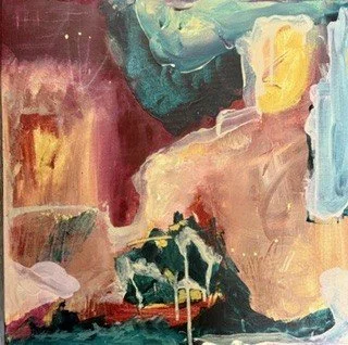 The Grotto - 50x50cm - Acrylic on Canvas
