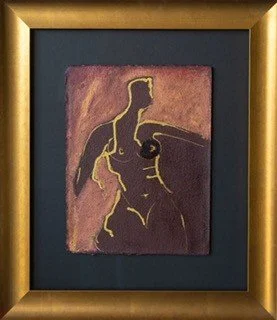 Warrior 1 - 55 x 64cm - Acrylic on Watercolour Paper