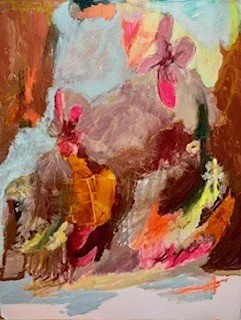 Island Butterflies - 120x150cm - Acrylic on Canvas