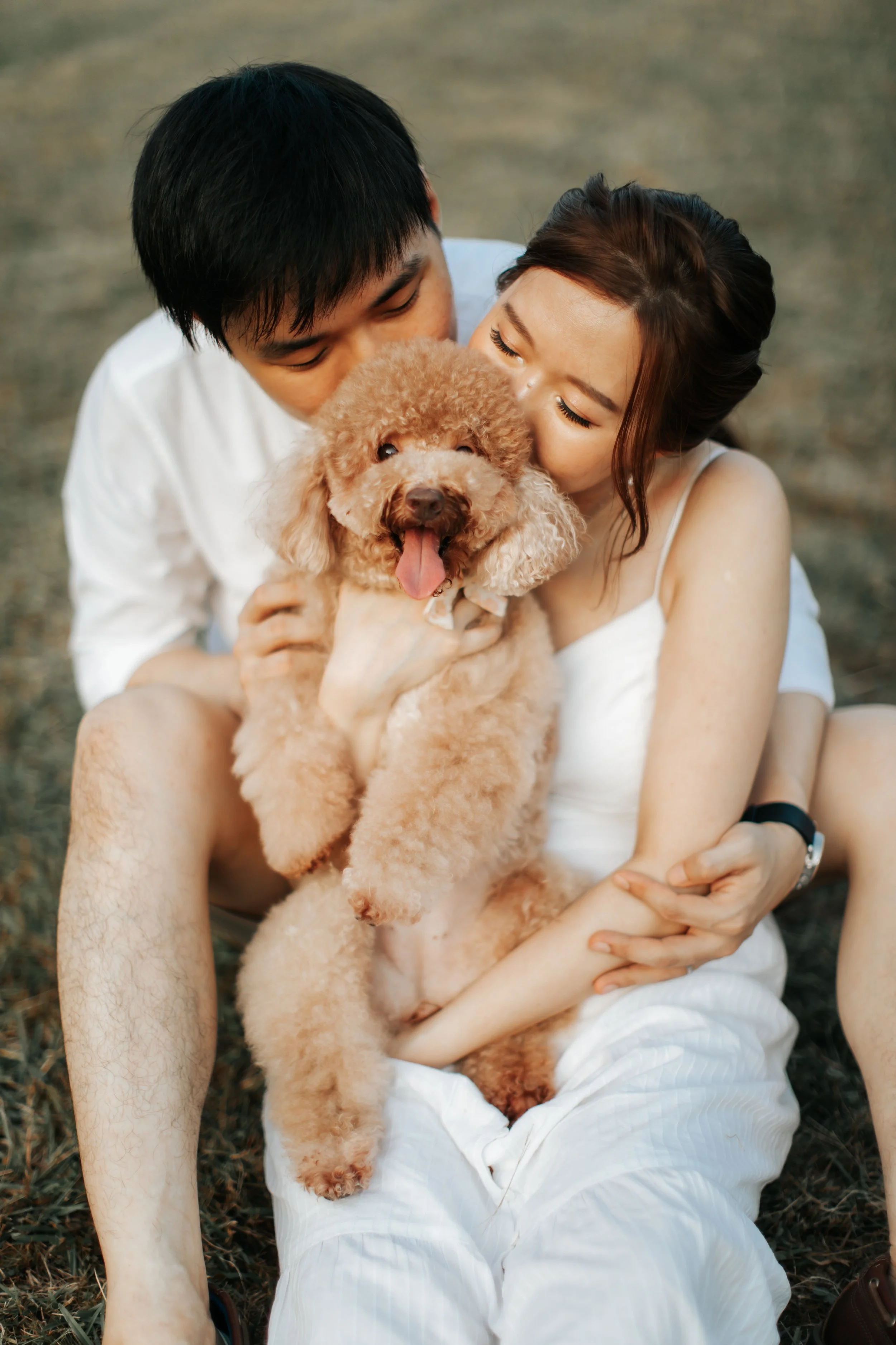Light and romantic pre-wedding photoshoot at Canterbury Road, captured by Arielle for Breadandbutterworks.