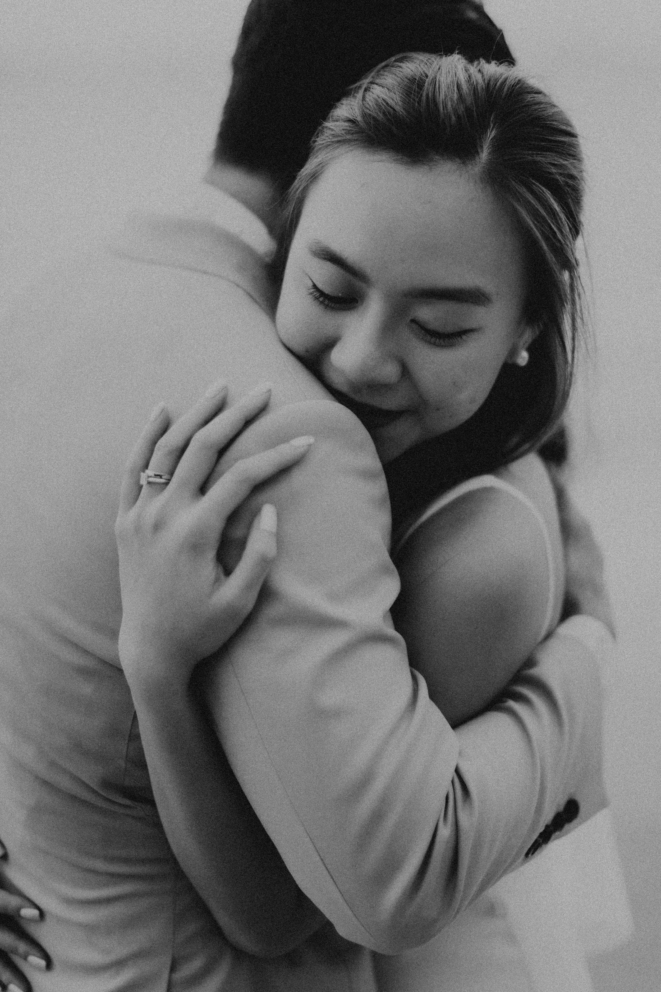 Black and white pre-wedding photoshoot in the heartlands of Singapore, featuring Stickies Bar. Captured by Ash for Breadandbutterworks.