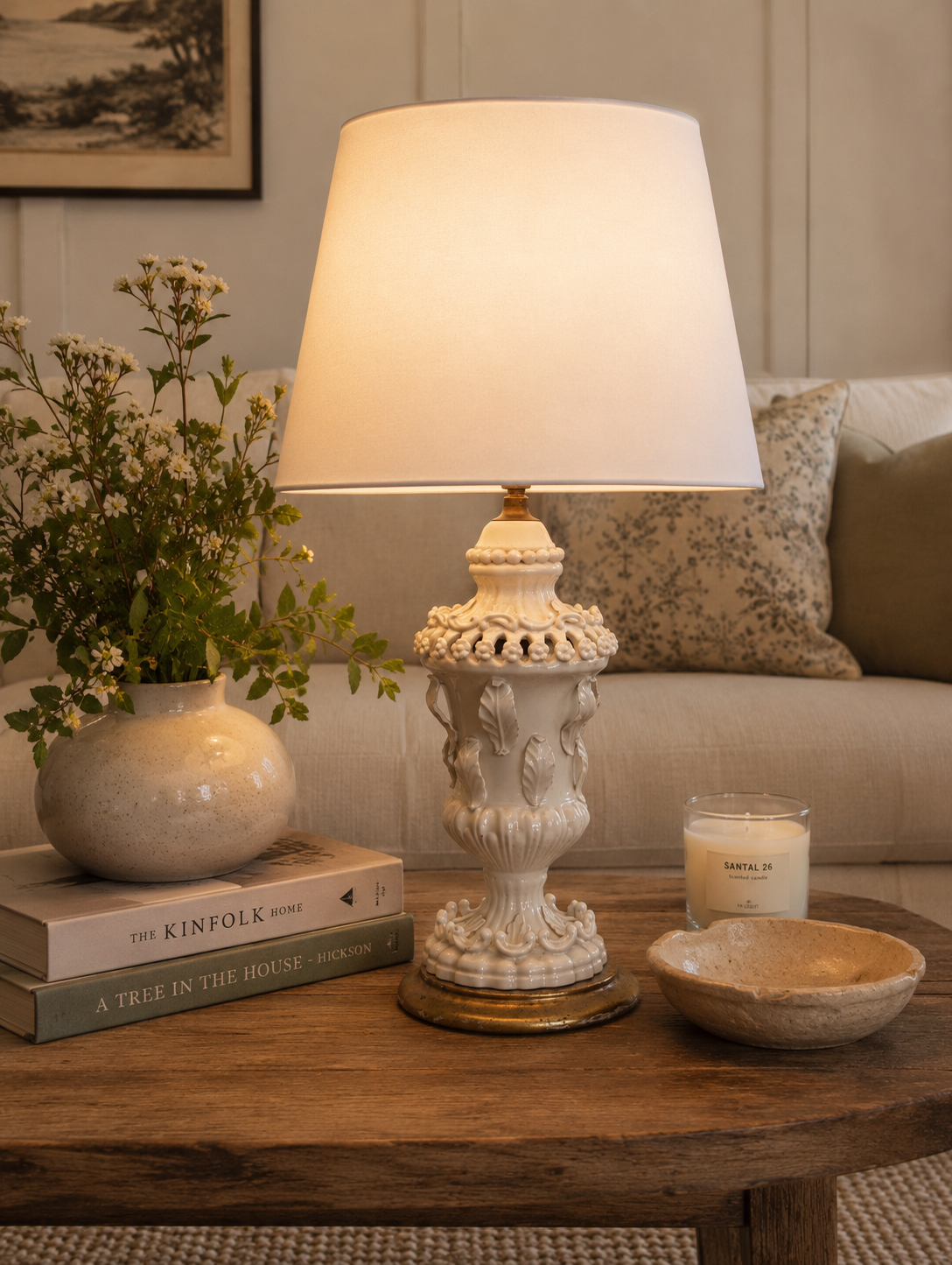 Casa Pupo Cream Lamp  Base