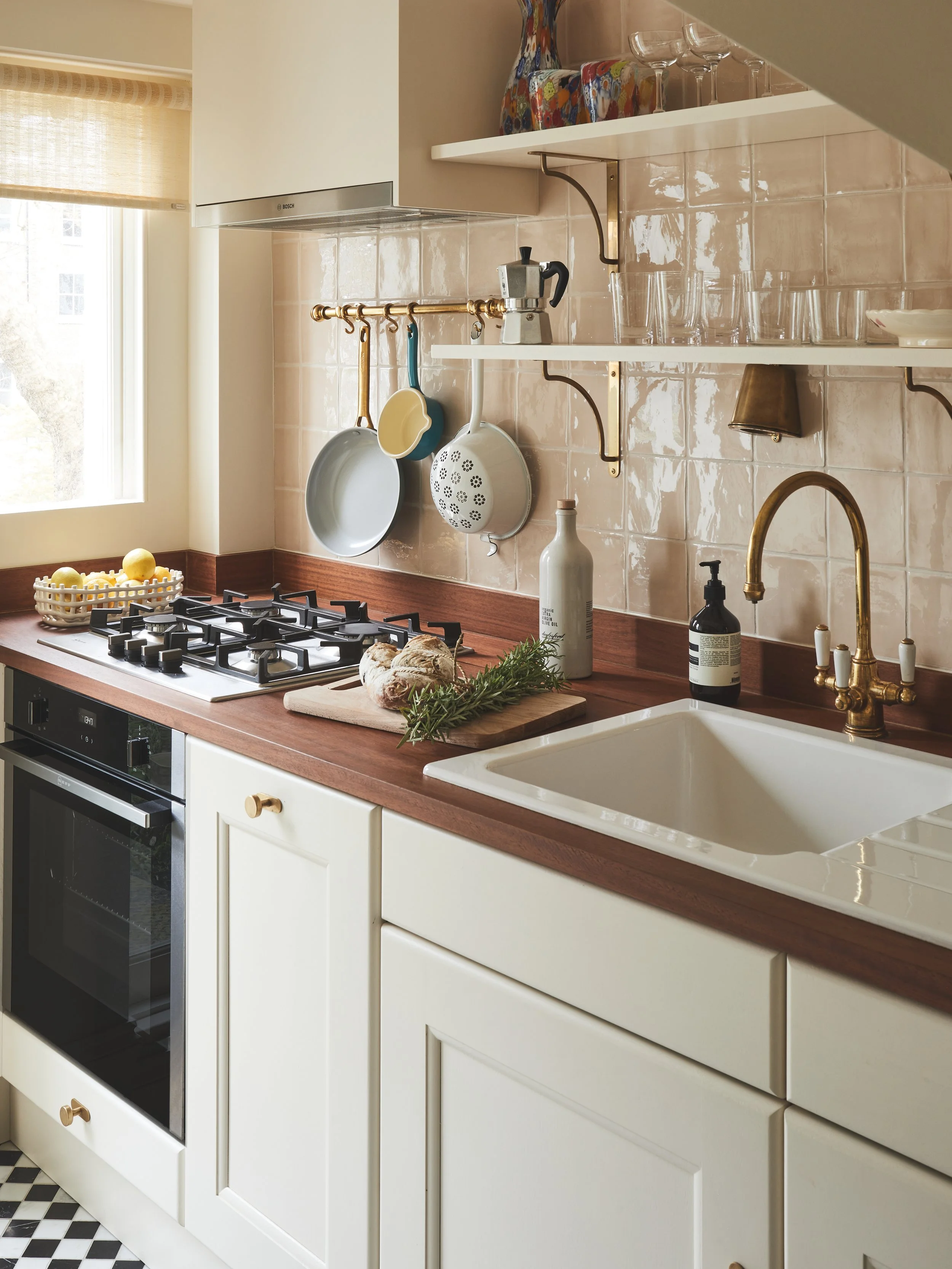 Notting Hill Kitchen design, feminine kitchen 