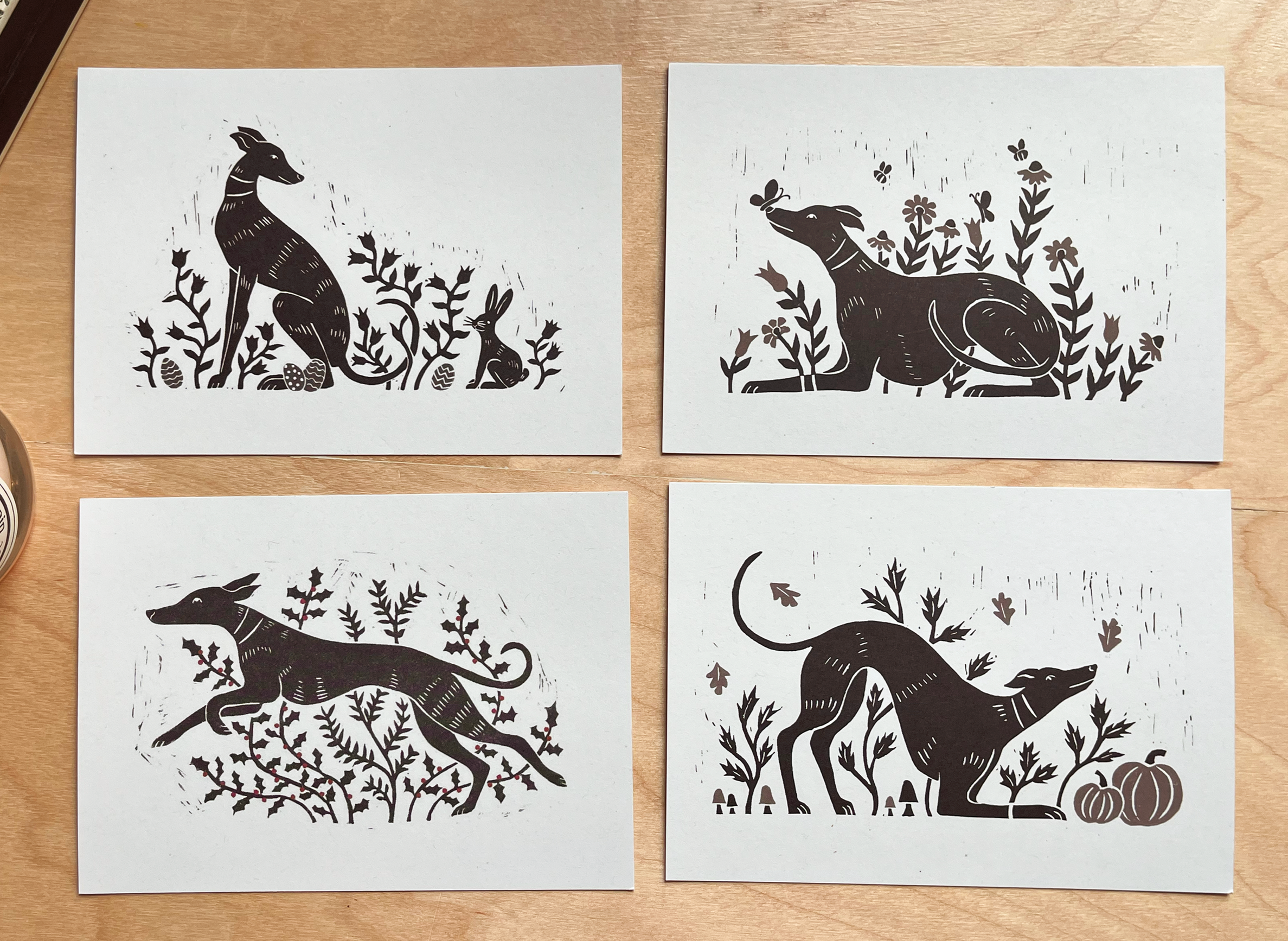 Whippet Postcards/Gift Stationary