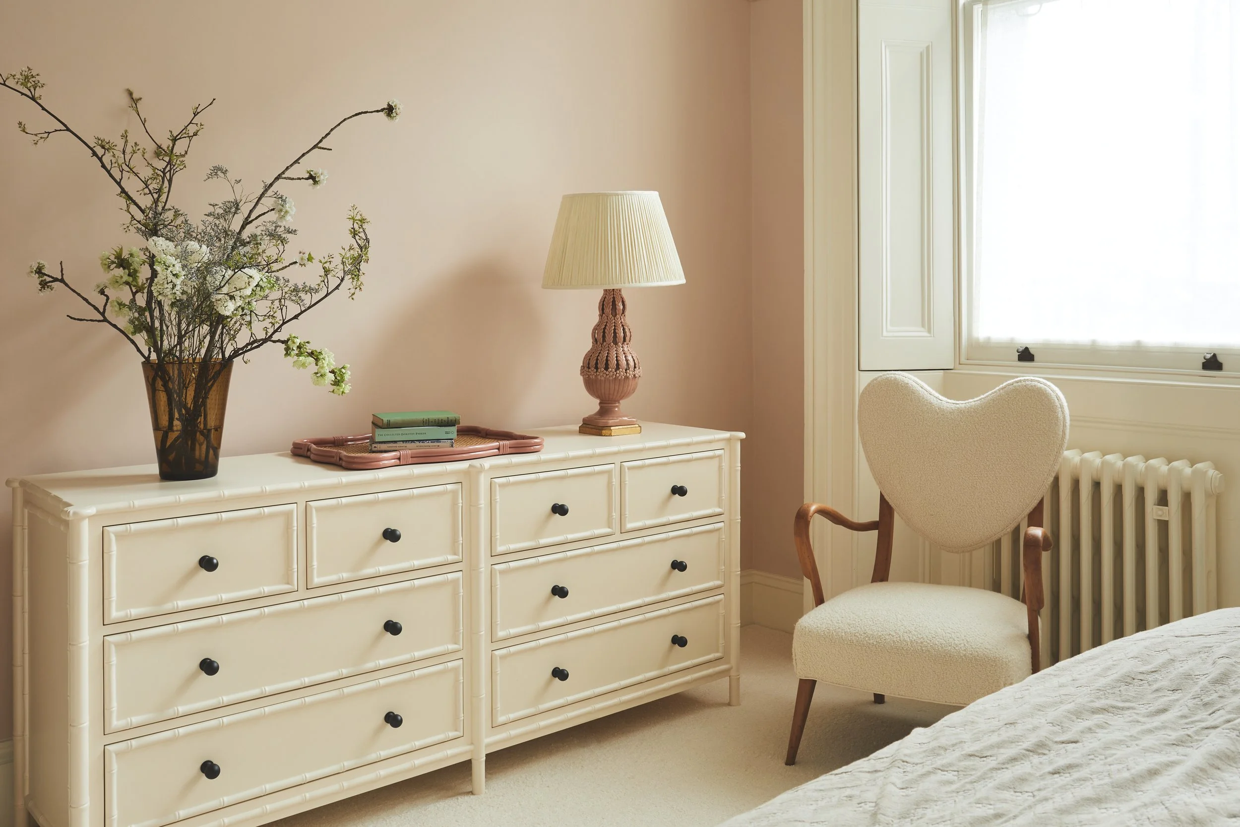 Notting Hill Bedroom design, double chest 