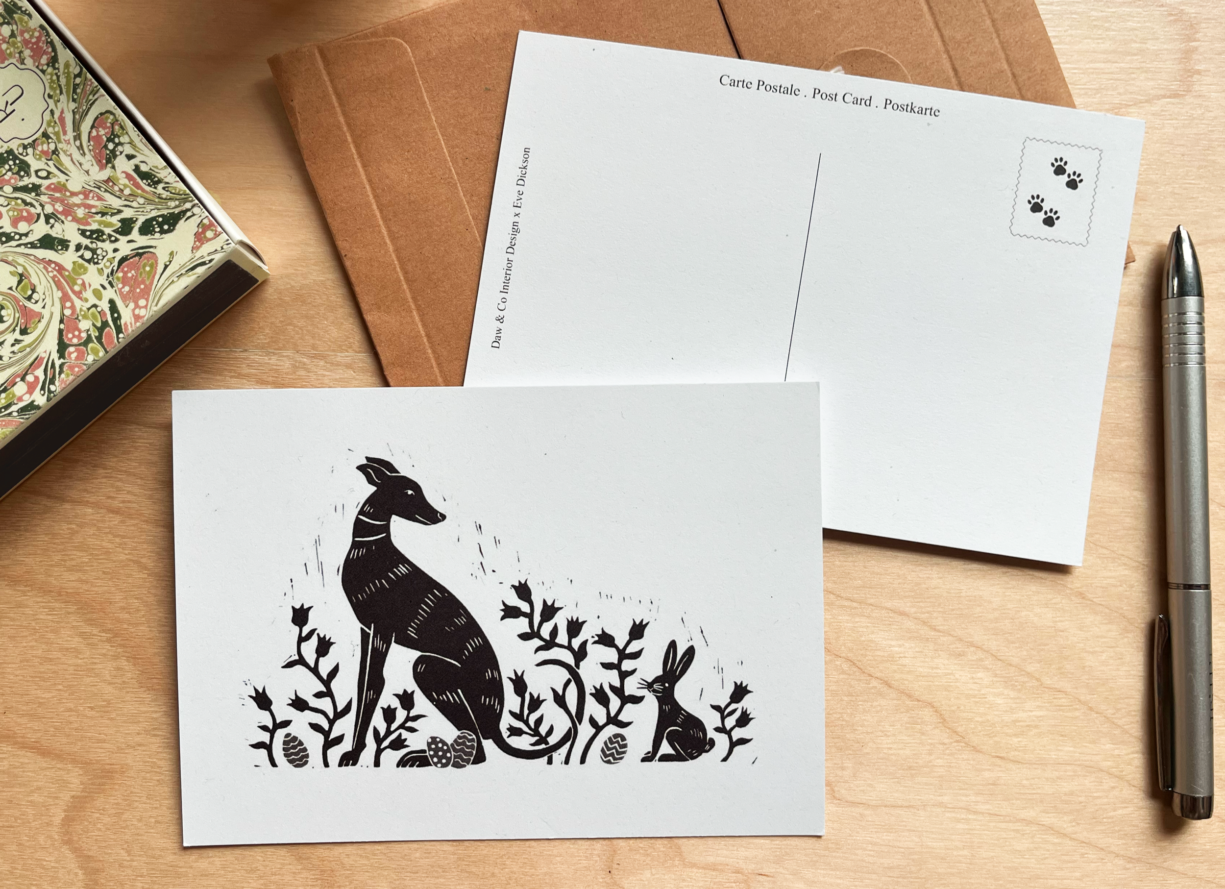 Whippet Postcards/Gift Stationary