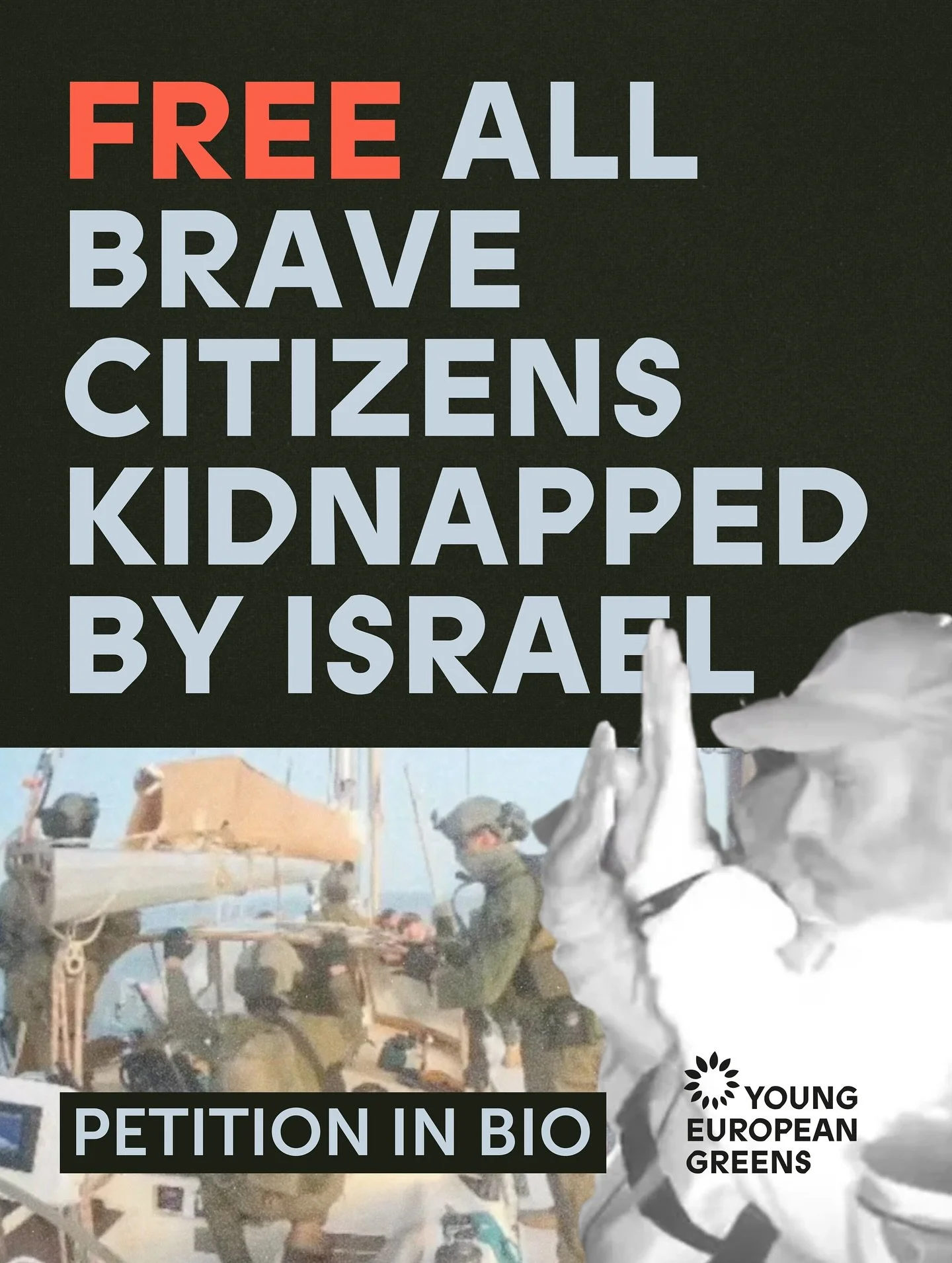💥SIGN THE PETITION: FREE ALL BRAVE CITIZENS KIDNAPPED BY ISRAEL💥
The @globalsumudflotilla has been attacked. Civilians and elected officials, including MEPs @benni.scuderi and @rimamobarak have been abducted in a blatant violation of international