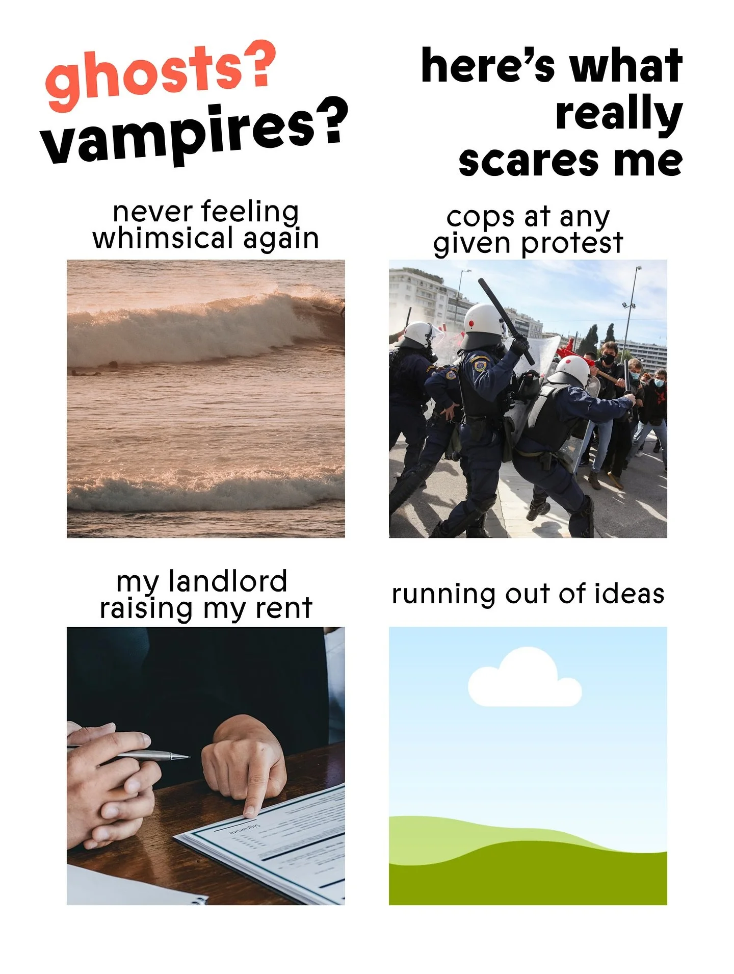 what scares you the most? let us know 👻