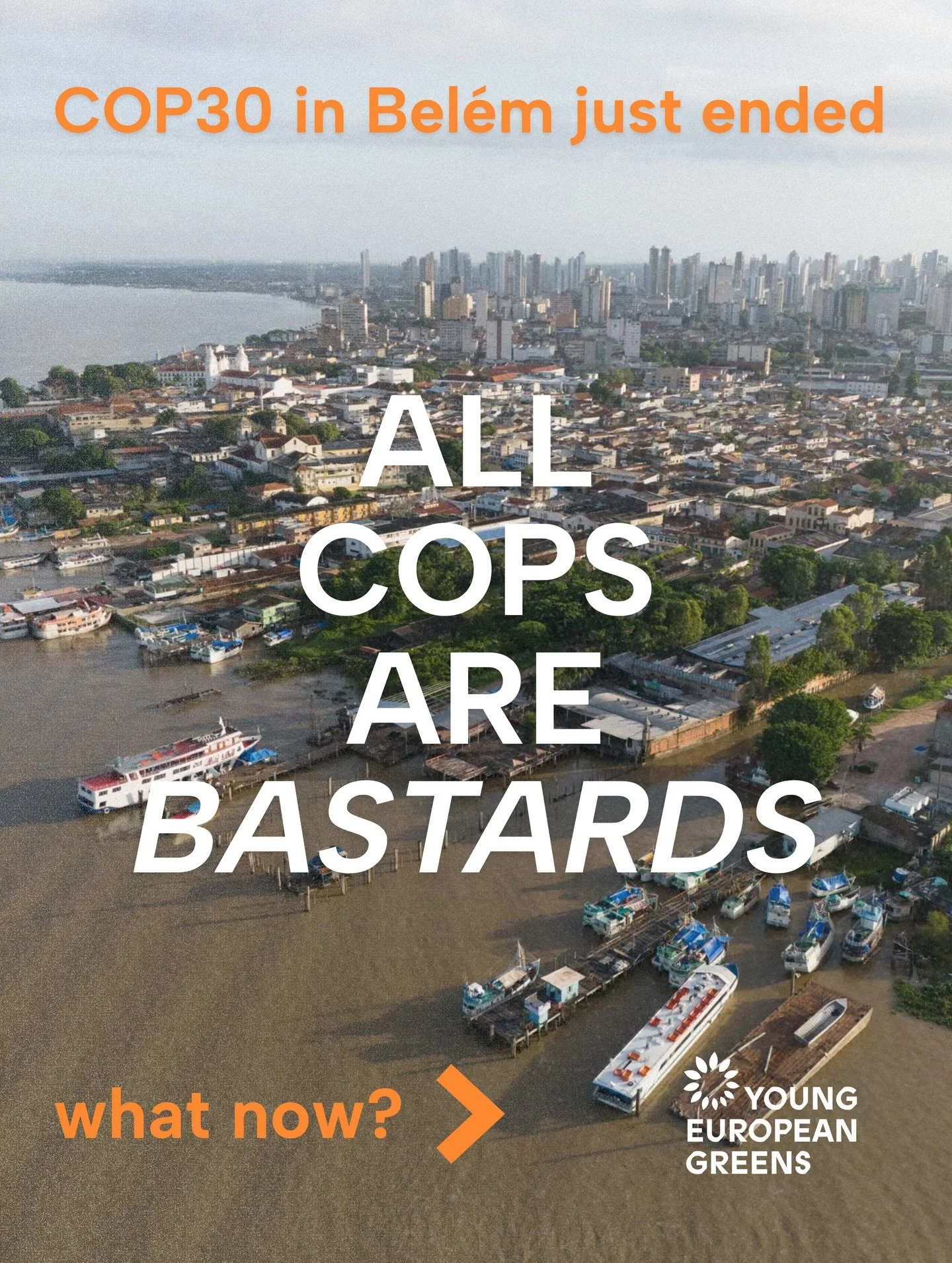 ALL COPS ARE BASTARDS, what now?

we were in Bel&eacute;m to resist, not to legitimise. resistance belongs everywhere, even inside systems designed to silence us: frontline and indigenous communities asked for our solidarity, not our absence.

climat