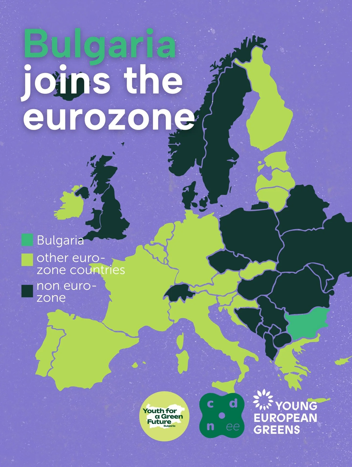 Bulgaria is joining the eurozone today 💚

A major milestone for the country and the EU, marking the final chapter after nearly two decades of EU membership.

A historic move forward, rooted in solidarity, trust, and a shared European future.