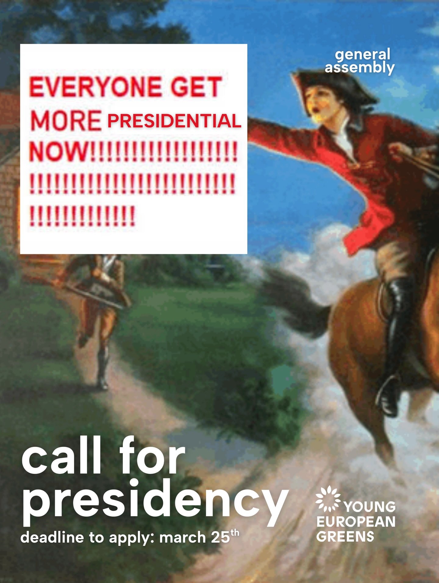 Haven&rsquo;t you heard? 🐴

You can now apply to be in the presidency of our upcoming 2026 general assembly at the end of May. See you there? 

All the info is in the link in our bio.
Deadline to apply: march 25, 23:59 CET