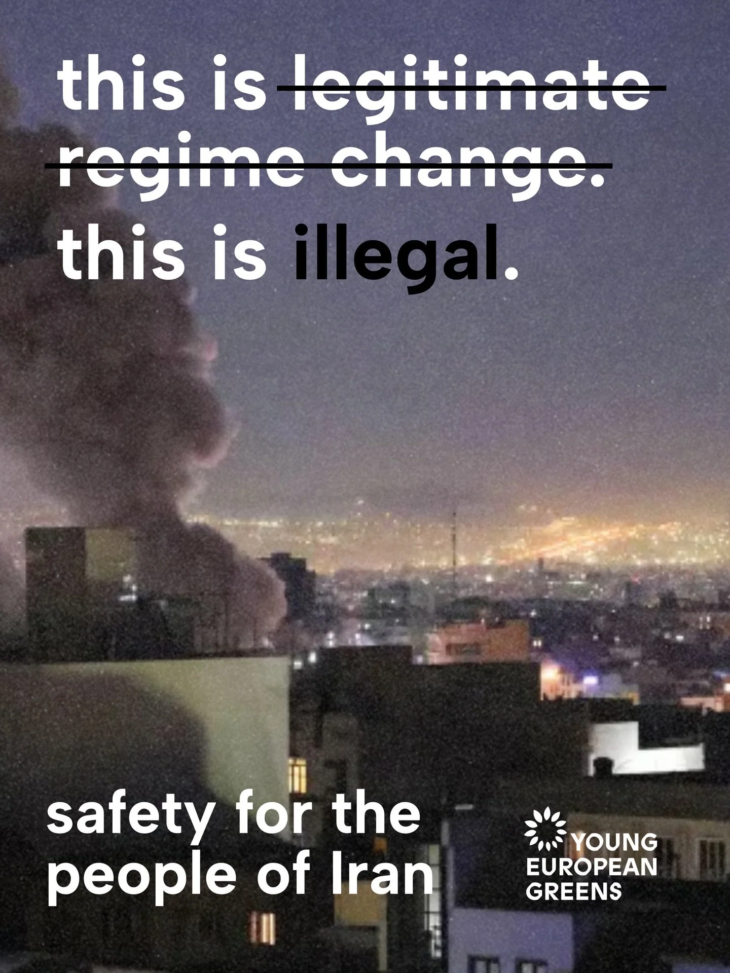 Above all, safety for the people of Iran.

In a series of &ldquo;preemptive strikes&rdquo;, the United States and Israel started bombing Iran again. However, a preemptive strike requires approval by the UN Security Council and cannot be carried out a