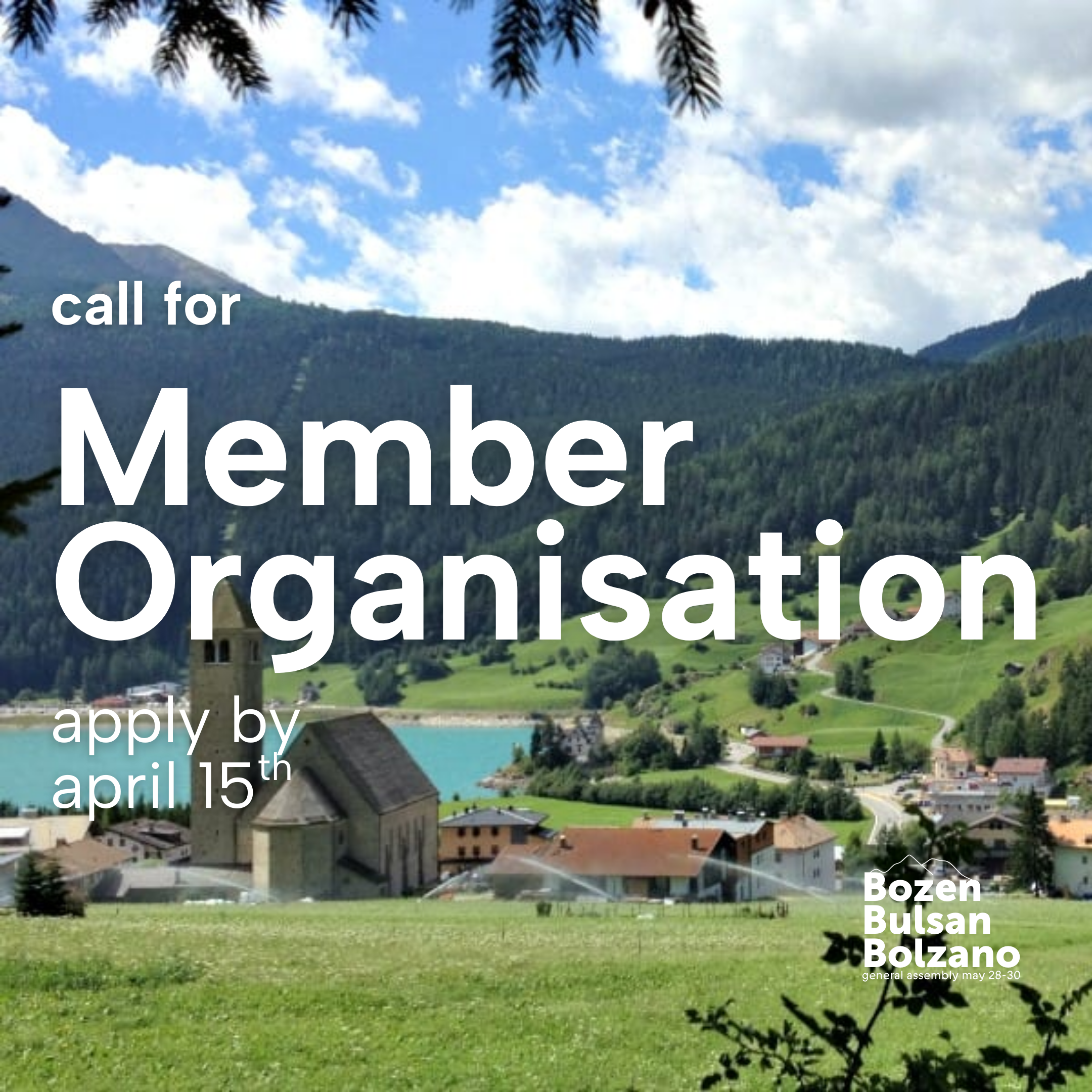 CALL FOR MEMBER ORGANISATIONS