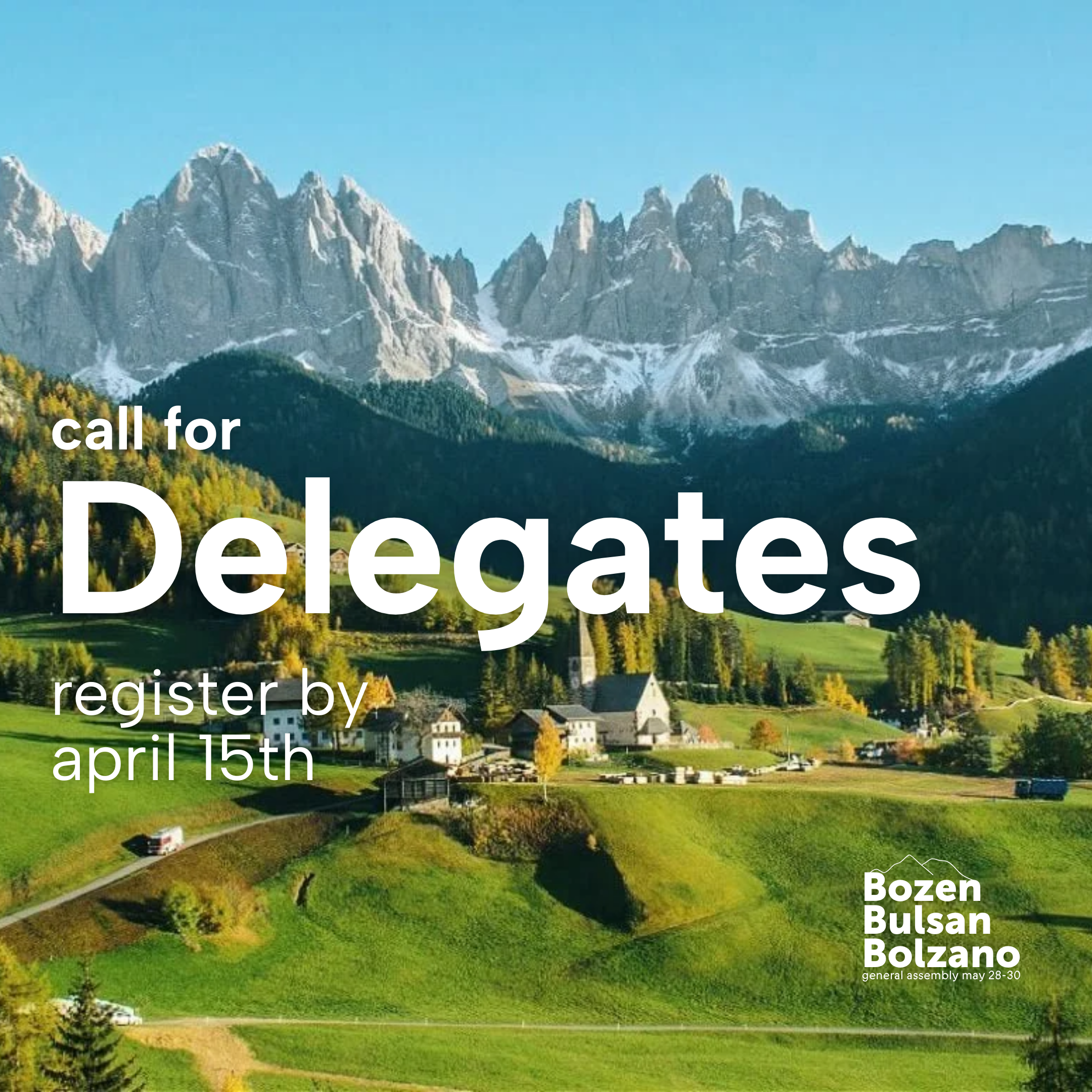 call for delegates