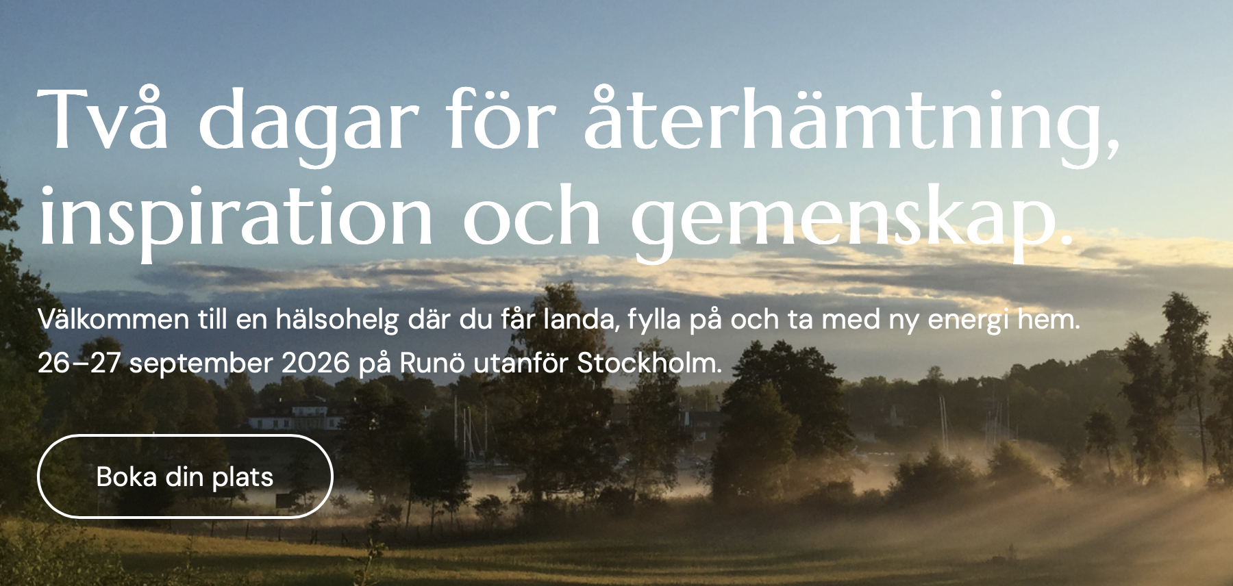 Hälsohelg med Hälsosammamöten