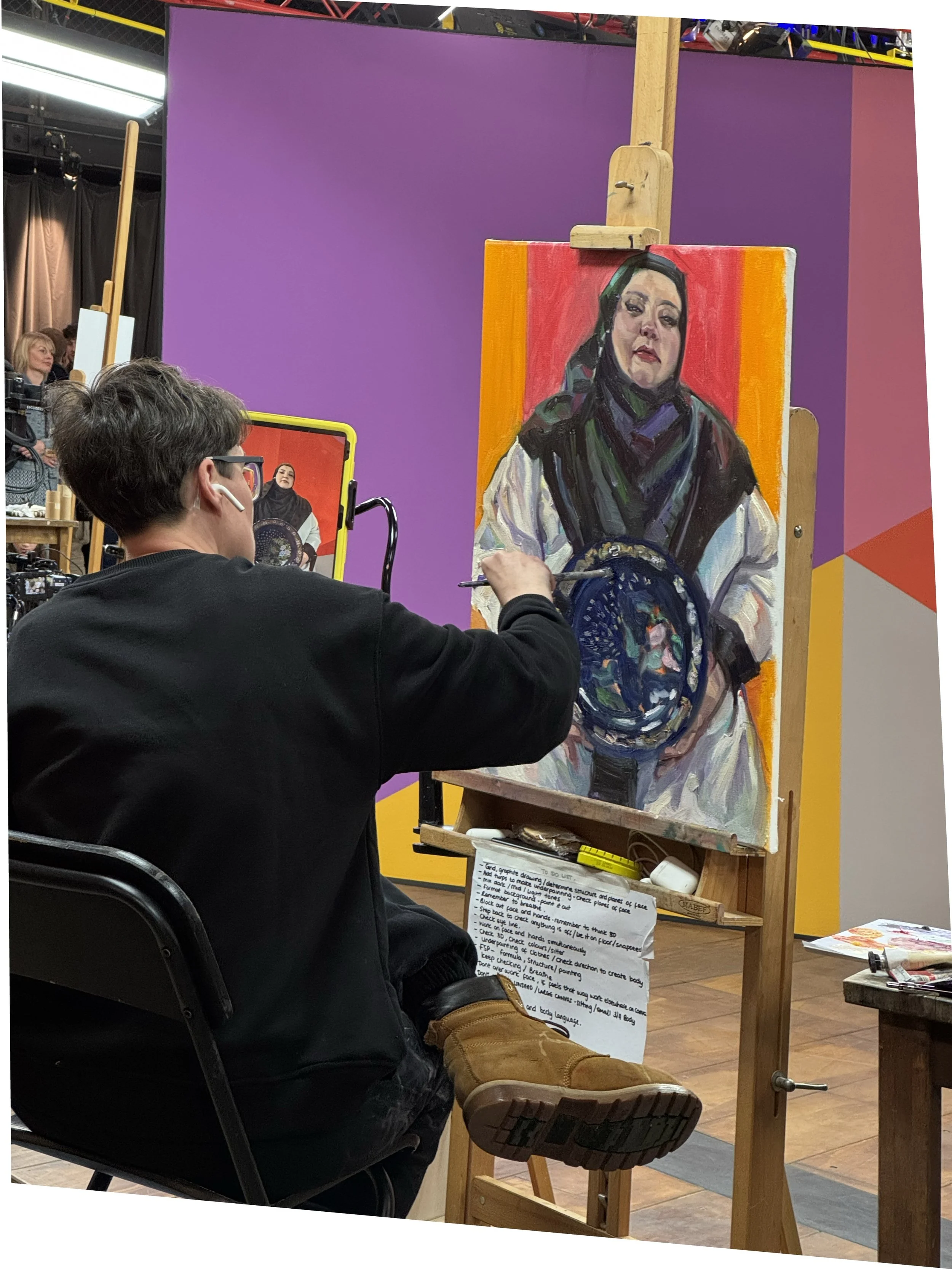 Second time around Sky arts Portrait artist of the year 2025