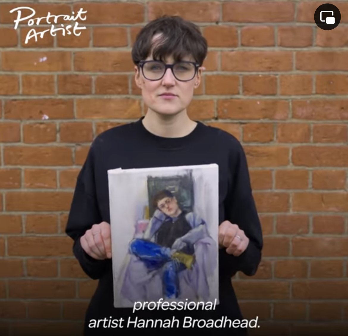 Baggy Jumper, Sky Arts Portrait Artist of the year 2023