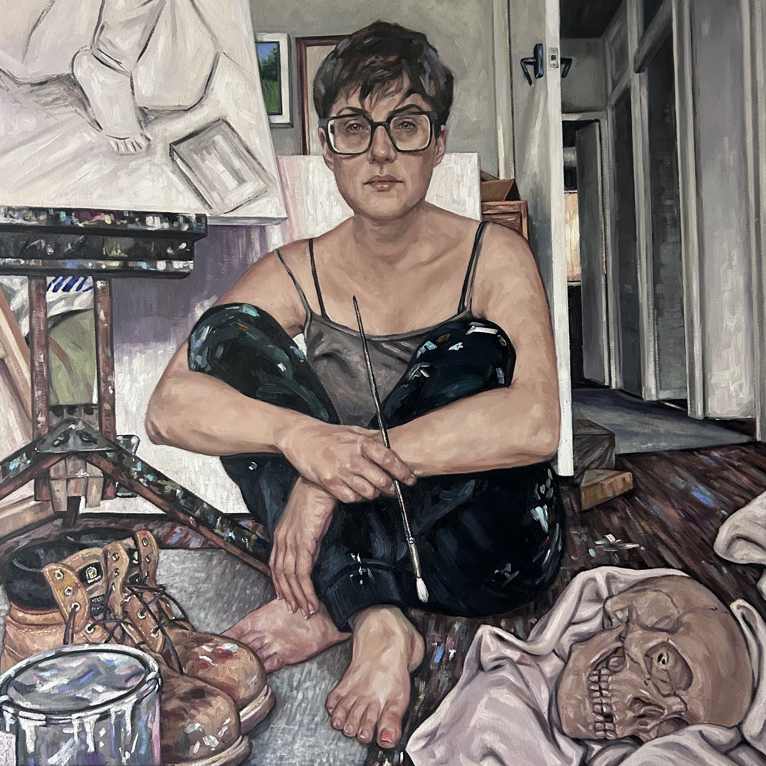 The Inbetween , 90cm x90cm Oil, on canvas, Upcoming project, 2025